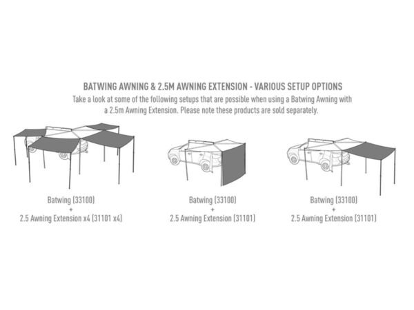 Rhino-Rack Batwing/Sunseeker Awning Extension - 2m - 31101 - Image 2