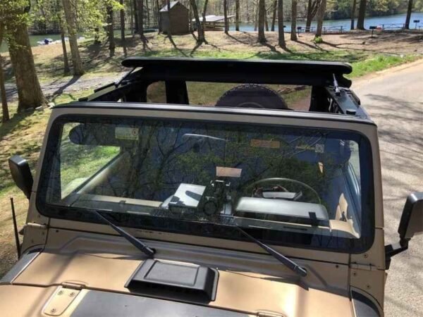Rampage 18-21 Jeep Wrangler (JL) Unlimited Frameless TrailView Fastback Soft Top Kit - Black Diamond - Image 7