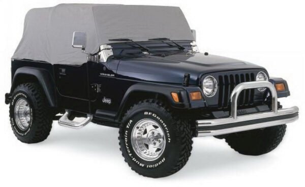 Rampage 1987-1991 Jeep Wrangler(YJ) Cab Cover With Door Flaps - Grey - Image 3