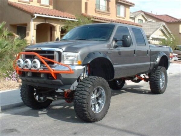 N-Fab Pre-Runner Light Bar 99-07 Ford F250/F350 Super Duty/Excursion - Gloss Black - Image 2