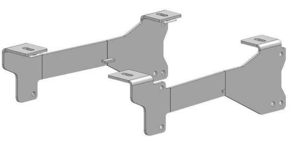 2730 PullRite Fifth Wheel Trailer Hitch Mount Kit Use With ISR Series
