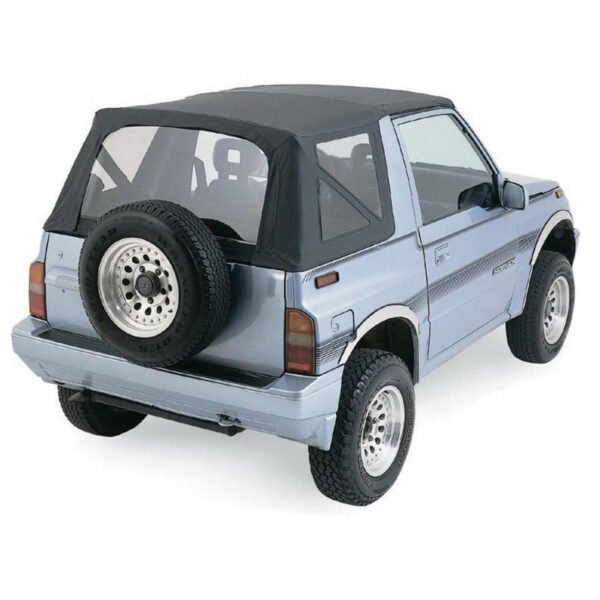 Rampage 1986-1994 Suzuki Samurai Soft Top OEM Replacement - Black Diamond - Image 2