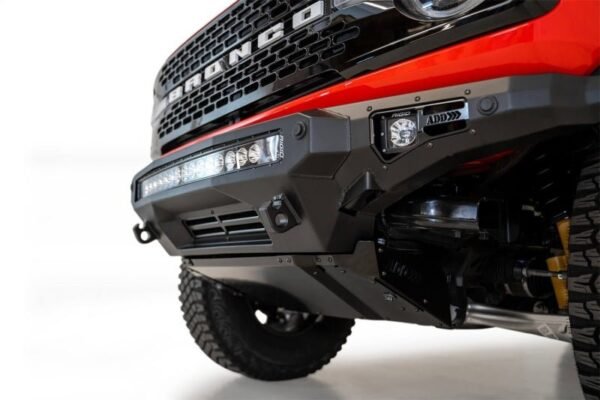 Addictive Desert Designs 2021+ Ford Bronco Stealth Fighter Front Bumper w/ Winch Mount - Image 3
