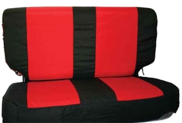 Rampage 1997-2002 Jeep Wrangler(TJ) Comfort Combo Seat Covers - Black/Grey - Image 2