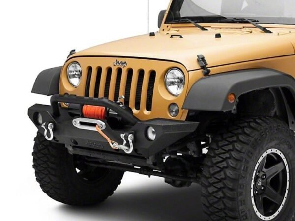 Officially Licensed Jeep 13-18 Jeep Wrangler JK 2-Door Neoprene Front and Rear Seat Covers Black - oljJ169685