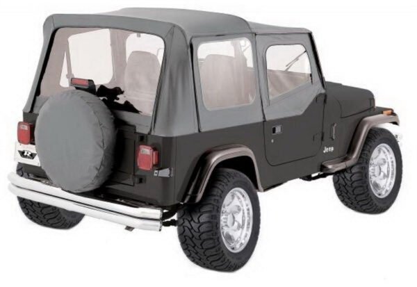Rampage 1976-1983 Jeep CJ5 Complete Top - Grey Denim - Image 2