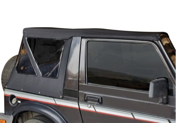Rampage 1986-1994 Suzuki Samurai Soft Top OEM Replacement - Black Diamond - Image 2