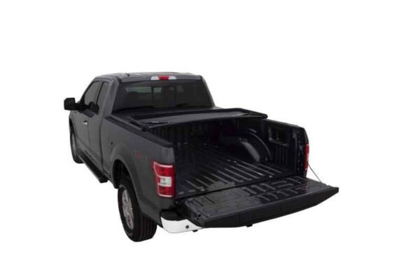 Lund 07-13 Chevy Silverado 1500 (5.5ft. Bed) Genesis Tri-Fold Tonneau Cover - Black - Image 2