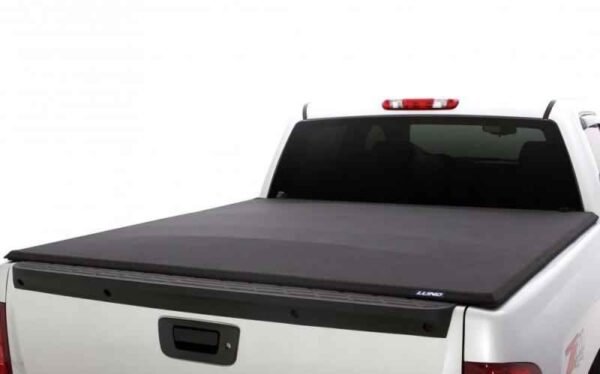 Lund 15-18 Ford F-150 (6.5ft. Bed) Genesis Elite Tri-Fold Tonneau Cover - Black - Image 3