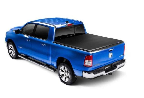 Lund 02-17 Dodge Ram 1500 (5.5ft. Bed) Genesis Elite Tri-Fold Tonneau Cover - Black - Image 3