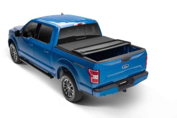 Lund 05-15 Toyota Tacoma (6ft. Bed) Genesis Elite Tri-Fold Tonneau Cover - Black - Image 9