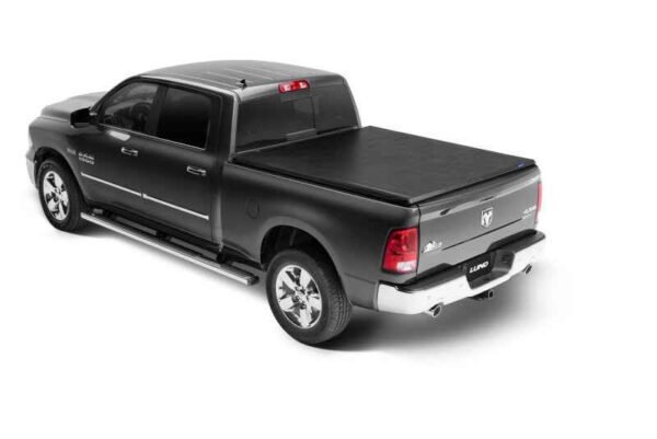 Lund 02-17 Dodge Ram 1500 (5.5ft. Bed) Genesis Roll Up Tonneau Cover - Black - Image 6