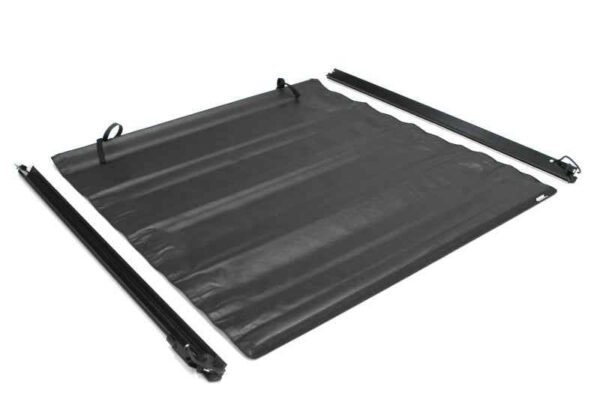 Lund 04-17 Nissan Titan (5.5ft. Bed w/Titan Box) Genesis Roll Up Tonneau Cover - Black - Image 9