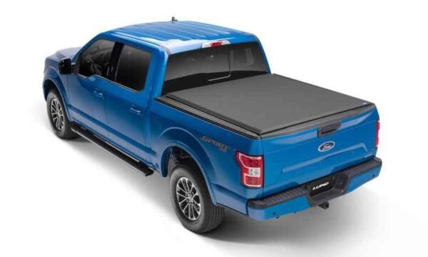 Lund 99-13 Ford F-250 Super Duty (6.8ft. Bed) Genesis Elite Roll Up Tonneau Cover - Black - Image 3