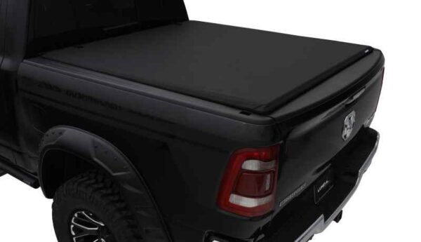 Lund 02-17 Dodge Ram 1500 (5.5ft. Bed) Genesis Elite Roll Up Tonneau Cover - Black - Image 2