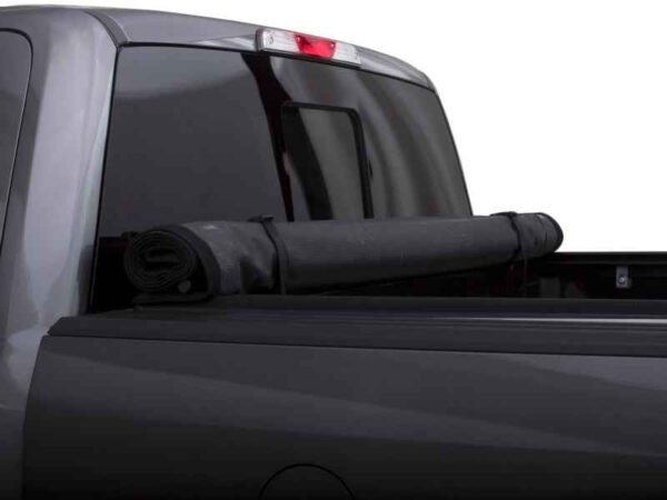 Lund 07-17 Chevy Silverado 1500 (5.5ft. Bed) Genesis Elite Roll Up Tonneau Cover - Black - Image 9