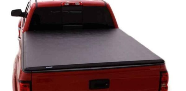 Lund 99-17 Ford F-250 Super Duty Styleside (8ft. Bed) Hard Fold Tonneau Cover - Black - Image 4