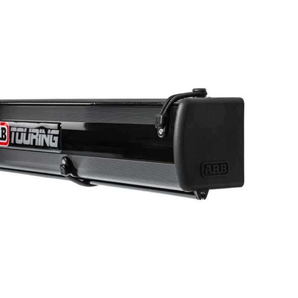 ARB Aluminum Awning, Black Frame, 8.2FT x 8.2FT, Installed with LED Light Strip - Image 3