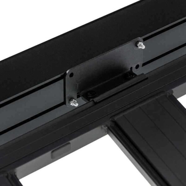 ARB Aluminum Awning, Black Frame, 8.2FT x 8.2FT, Installed with LED Light Strip - Image 5