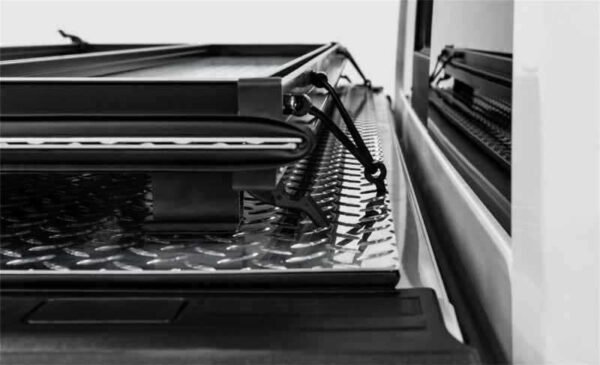 Access LOMAX Tri-Fold Cover Black Urethane Finish 19+ Chevrolet Silverado 1500 - 5ft 8in Bed - Image 10