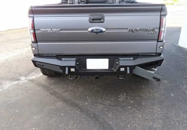 Addictive Desert Designs 10-14 Ford F-150 Raptor HoneyBadger Rear Bumper w/ Tow Hooks - Image 9