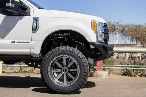 Addictive Desert Designs 17-18 Ford F-250 Super Duty Stealth Fighter Front Bumper w/ Winch Mounts - Image 6