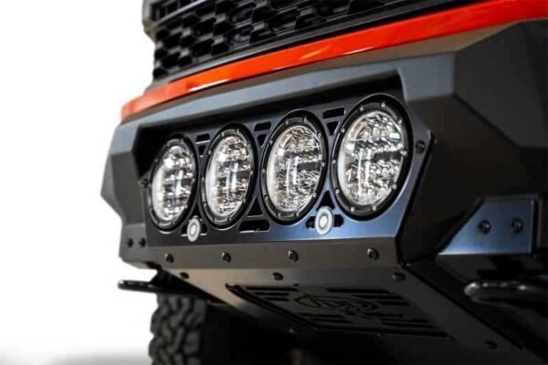 Addictive Desert Designs 2021+ Ford Raptor Bomber Front Bumper w/ 4 Rigid 360 6in Light Mounts - Image 6