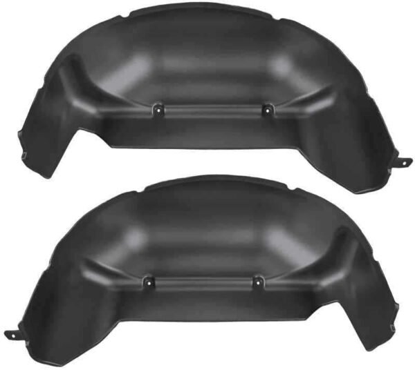 Husky Liners 11-14 Ford F-250/F-350 Super Duty Black Rear Wheel Well Guards - Image 2