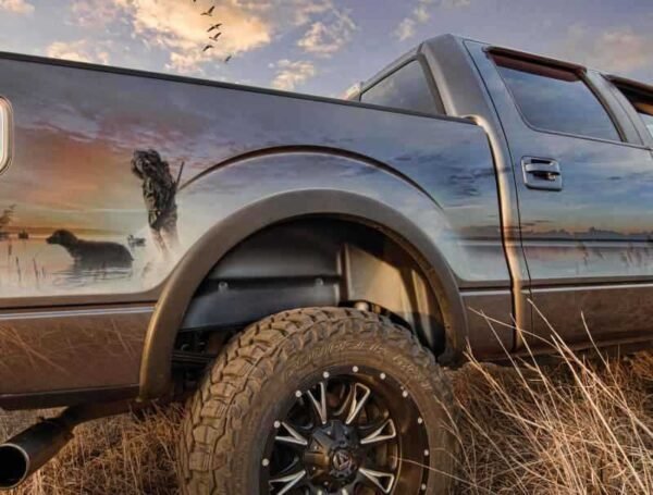 Husky Liners 19-21 Ram 1500 Wheel Well Guards Rear - Black - Image 3
