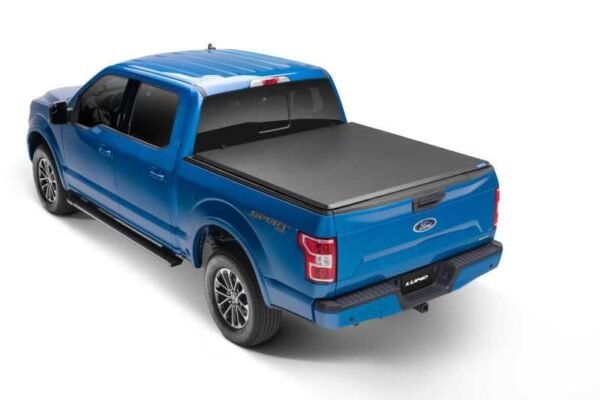 Lund 04-08 Ford F-150 Styleside (5.5ft. Bed) Hard Fold Tonneau Cover - Black - Image 5