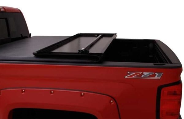 Lund 04-08 Ford F-150 Styleside (5.5ft. Bed) Hard Fold Tonneau Cover - Black - Image 9