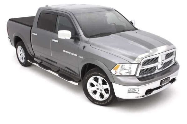 Lund 09-17 Dodge Ram 1500 Crew Cab (5.5ft. Bed) 5in. Oval WTW SS Nerf Bars - Polished - Image 3