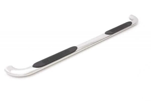 Lund 15-18 Ford F-150 SuperCrew 4in. Oval Curved SS Nerf Bars - Polished - Image 2