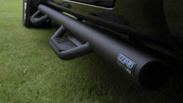 Lund 2019 Ram 1500 Crew Cab Pickup Terrain HX Step Nerf Bars - Black - Image 2