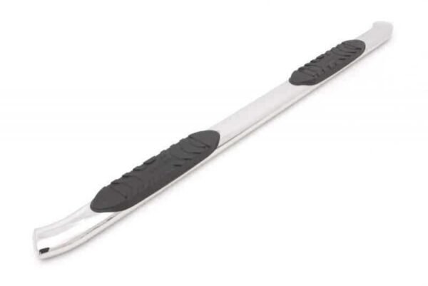 Lund 99-16 Ford F-250 Super Duty Crewcab 5in. Curved Oval SS Nerf Bars - Polished - Image 3
