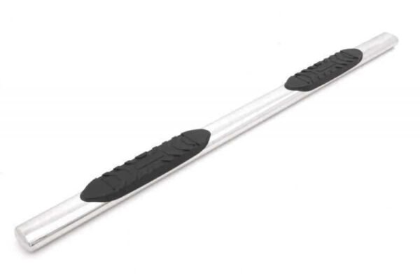 Lund 99-16 Ford F-250 Super Duty Crewcab 5in. Oval Straight SS Nerf Bars - Polished - Image 4