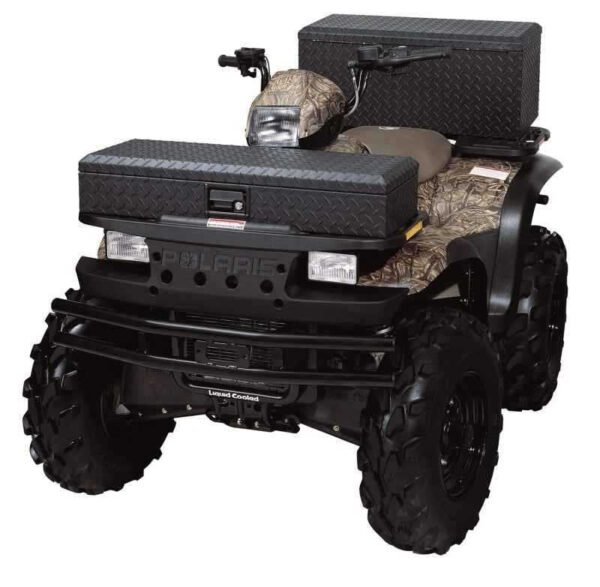 Lund Universal (Front Storage ATV Beds) Challenger Specialty Tool Box - Black - Image 4