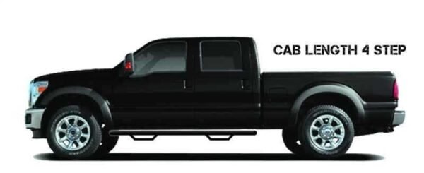N-Fab Nerf Step 09-15.5 Dodge Ram 1500 Quad Cab - Tex. Black - Cab Length - 3in - Image 3