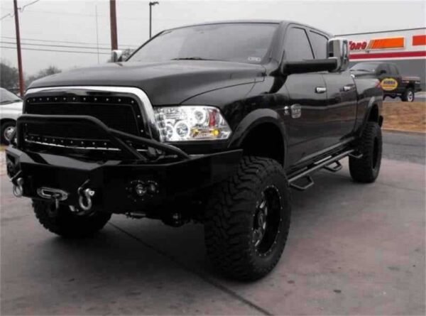 N-Fab Nerf Step 10-17 Dodge Ram 2500/3500 Mega Cab 6.4ft Bed - Gloss Black - Bed Access - 3in - Image 4