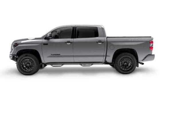 N-Fab Nerf Step 15-17 GMC - Chevy Canyon/Colorado Crew Cab 5ft Bed - Gloss Black - W2W - 3in - Image 6