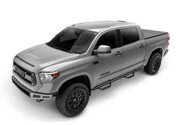 N-Fab Nerf Step 15-17 GMC - Chevy Canyon/Colorado Crew Cab 5ft Bed - Gloss Black - W2W - 3in - Image 8