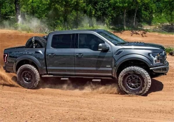 N-Fab RKR Rails 09-17 Dodge Ram 1500 10-17 Ram 2500/3500/4500 Crew Cab - Tex. Black - 1.75in - Image 2
