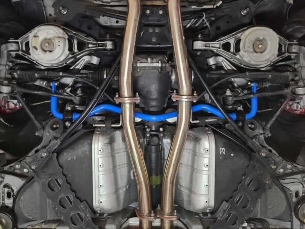 aFe 09-20 Nissan 370Z V6-3.7L Front and Rear Control Sway Bar Set - Blue - Image 3