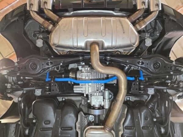 aFe 15-19 Volkswagen Golf R (MK7) L4-2.0L (t) CONTROL Series Rear Sway Bar - Blue - Image 2
