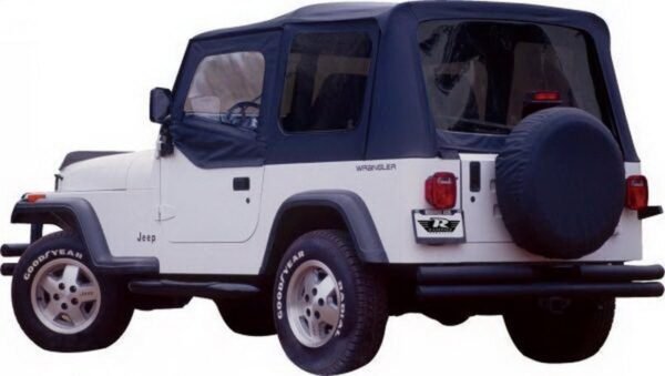 Rampage 1976-1983 Jeep CJ5 Complete Top - Black Denim - Image 2