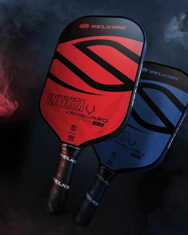 SELKIRK VANGUARD Hybrid Invikta Midweight Paddle Crimson & Black - Image 2