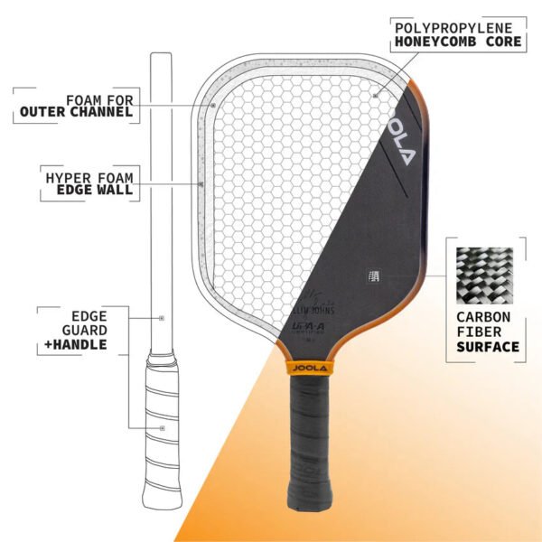 JOOLA Collin Johns Scorpeus Gen 3S 16mm Pickleball Paddle - Image 5