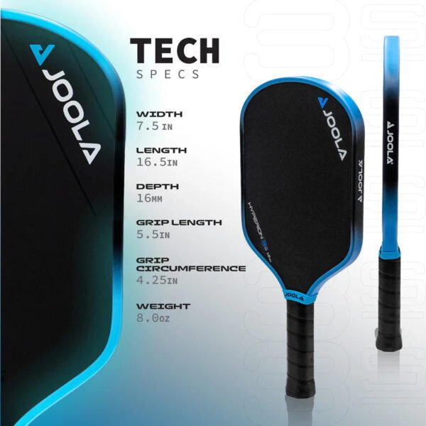 JOOLA Simone Jardim Hyperion Gen 3S 16mm Pickleball Paddle - Image 6